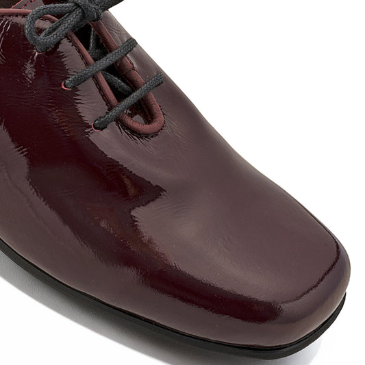 zapato clásico oxford richato charol burgundy