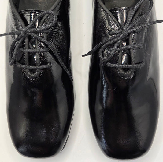 zapato clasico oxford richato charol negro Alicia